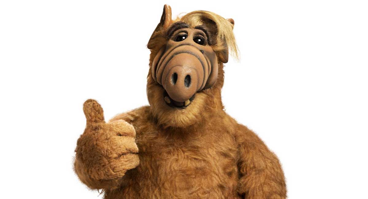 ALF - 1980’s television series. An alien from the planet Melmac