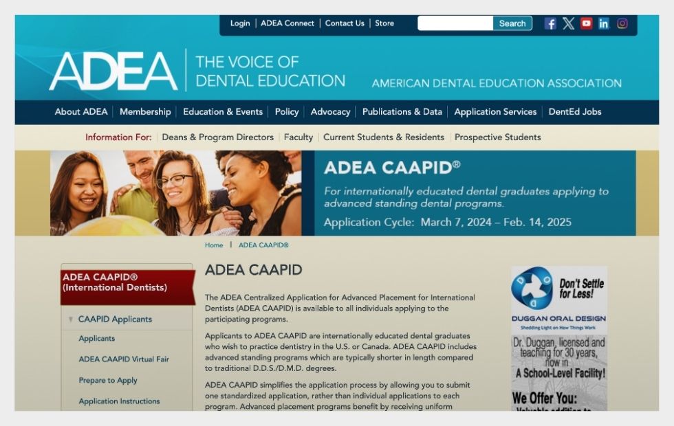 For - Exploring the American Dental Education Association's CAAPID Program